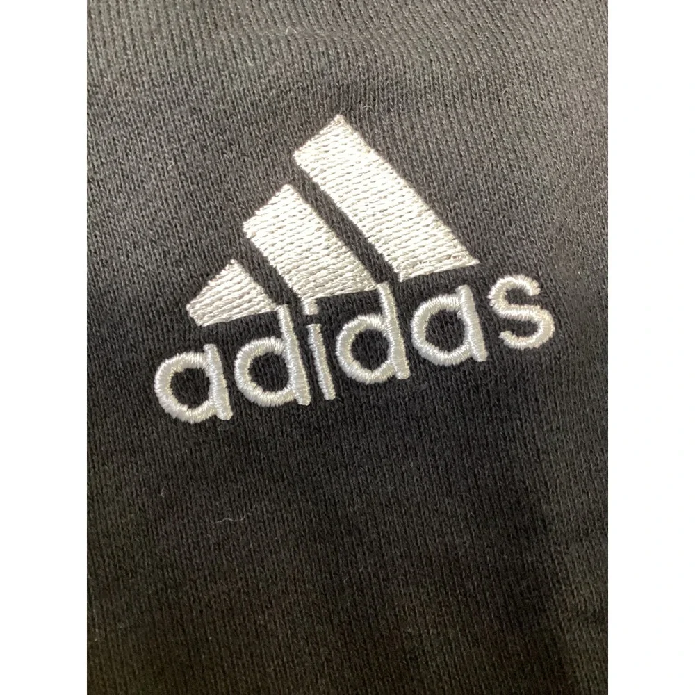 Adidas Mens Black French Terry Tapered Leg Regular Fit Jogger Pants HA4347‎ L